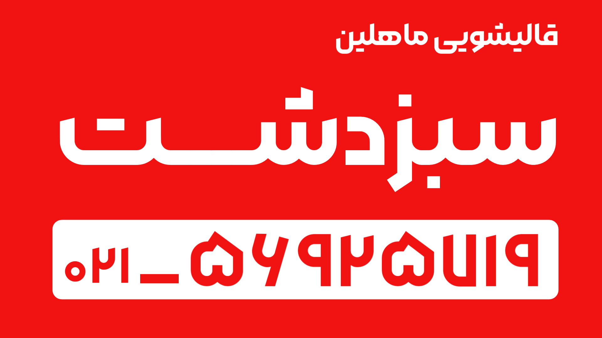 قالیشویی در سبزدشت